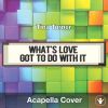 What's Love Got To Do With It (Tina Turner) - Acapella Cover